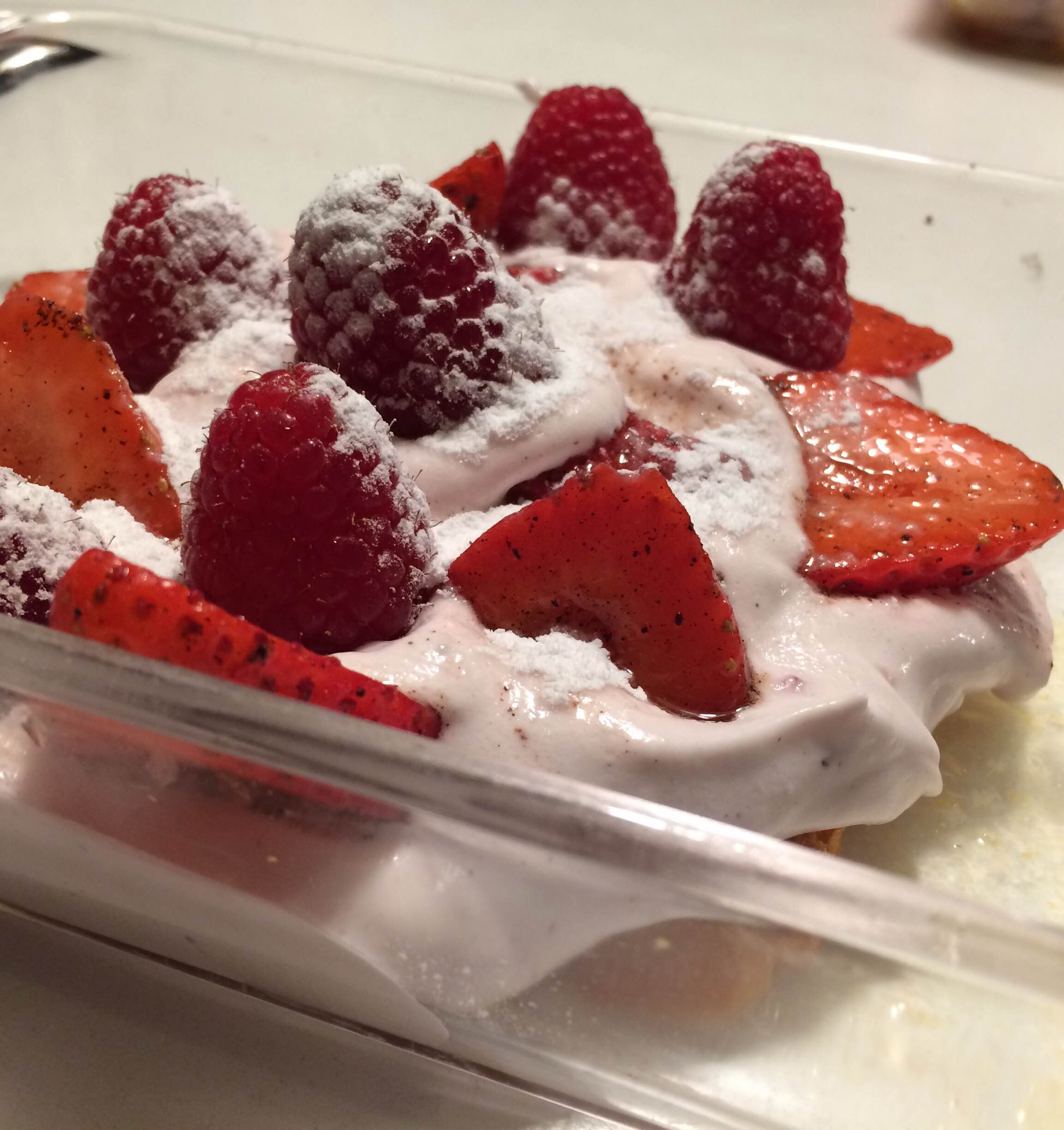 Luchtige fruittiramisu zonder melk